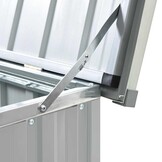 vidaXL Tuinbox 171x99x93 cm grijs