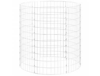vidaXL Compostbak Ø100x100 cm Gegalvaniseerd Staal - 42% Korting!