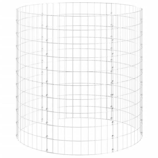 vidaXL Compostbak Ø100x100 cm Gegalvaniseerd Staal - 42% Korting!