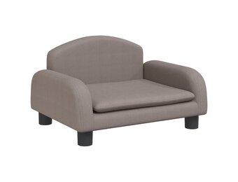 vidaXL Kinderbank Taupe - 74% Korting! - 50x40x30 cm