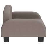 vidaXL Kinderbank Taupe - 74% Korting! - 50x40x30 cm