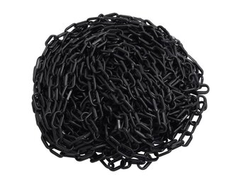 vidaXL Veiligheidsketting Zwart Ø 8mm 30m - 53% Korting!