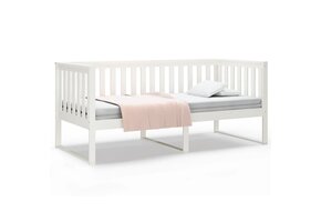 vidaXL Slaapbank Grenenhout Wit | 100x200cm | 53% Korting