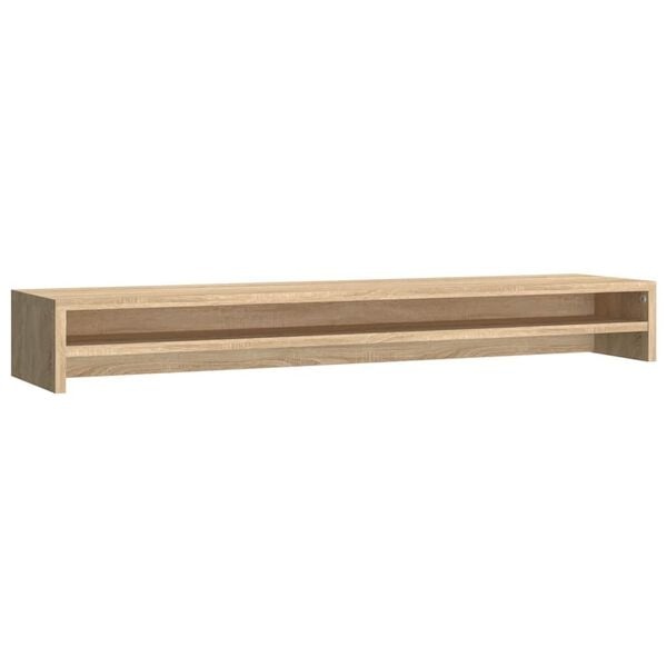 vidaXL Monitorstandaard - 100cm Breed - Sonoma Eiken - 73% Korting