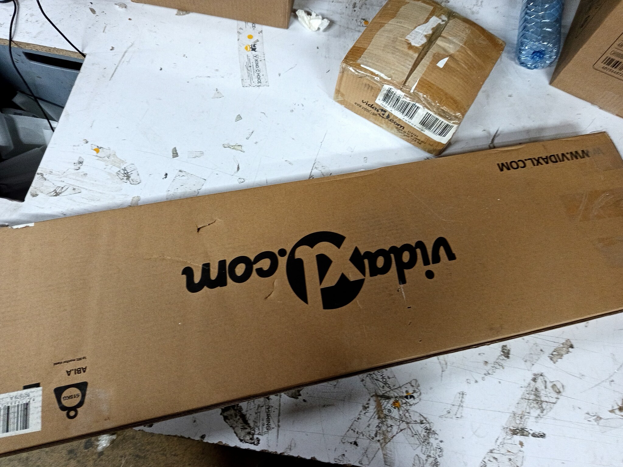 vidaXL Monitorstandaard - 100cm Breed - Sonoma Eiken - 73% Korting