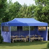 vidaXL Partytent Pop-up 3x6m Blauw - 55% Korting!