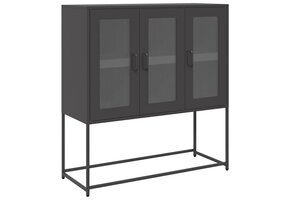 vidaXL Dressoir Zwart (100,5x39x107cm) - 64% Korting!