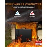 Brandveilige Documenten Organizer met 7 Vakken & Slot - 59% Korting