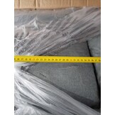 vidaXL Massagestoel (60% korting!) - Verstelbaar Stof Lichtgrijs