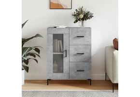 vidaXL Dressoir Betongrijs | 69,5x34x90 cm | 37% Korting