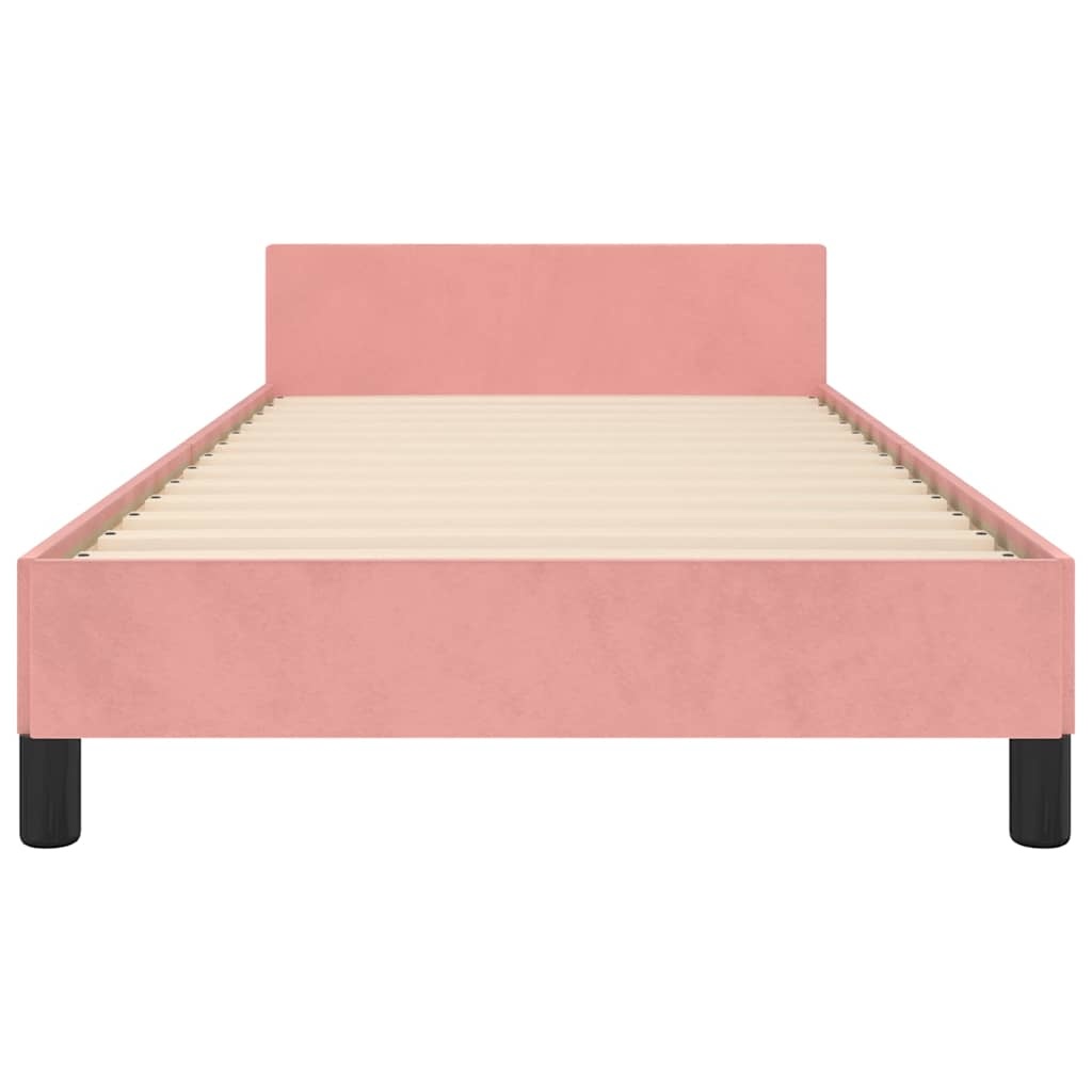 VidaXL Bedframe Fluweel Roze 90x190 cm - 47% Korting!