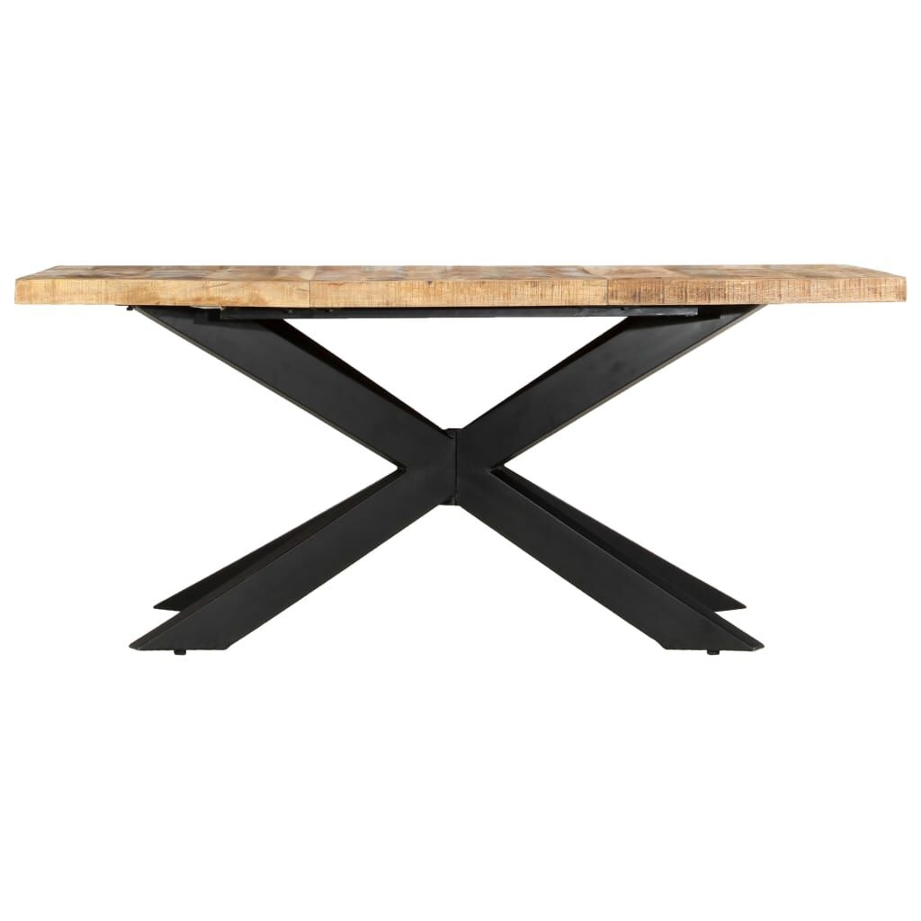 vidaXL Eettafel 180x90 cm Massief Mangohout | Nu 55% Korting!