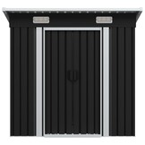 vidaXL Tuinschuur Staal Antraciet - Nu 35% Korting!