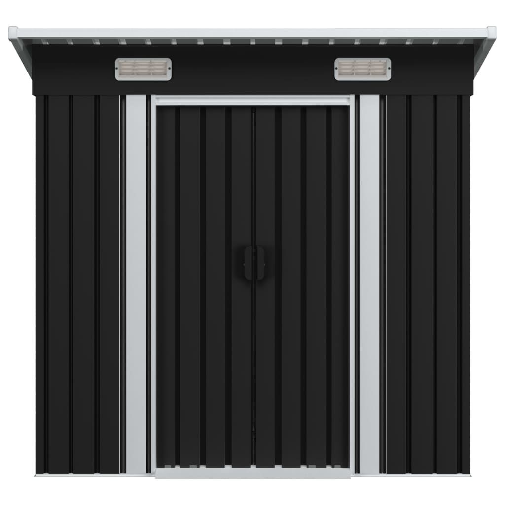 vidaXL Tuinschuur Staal Antraciet - Nu 35% Korting!