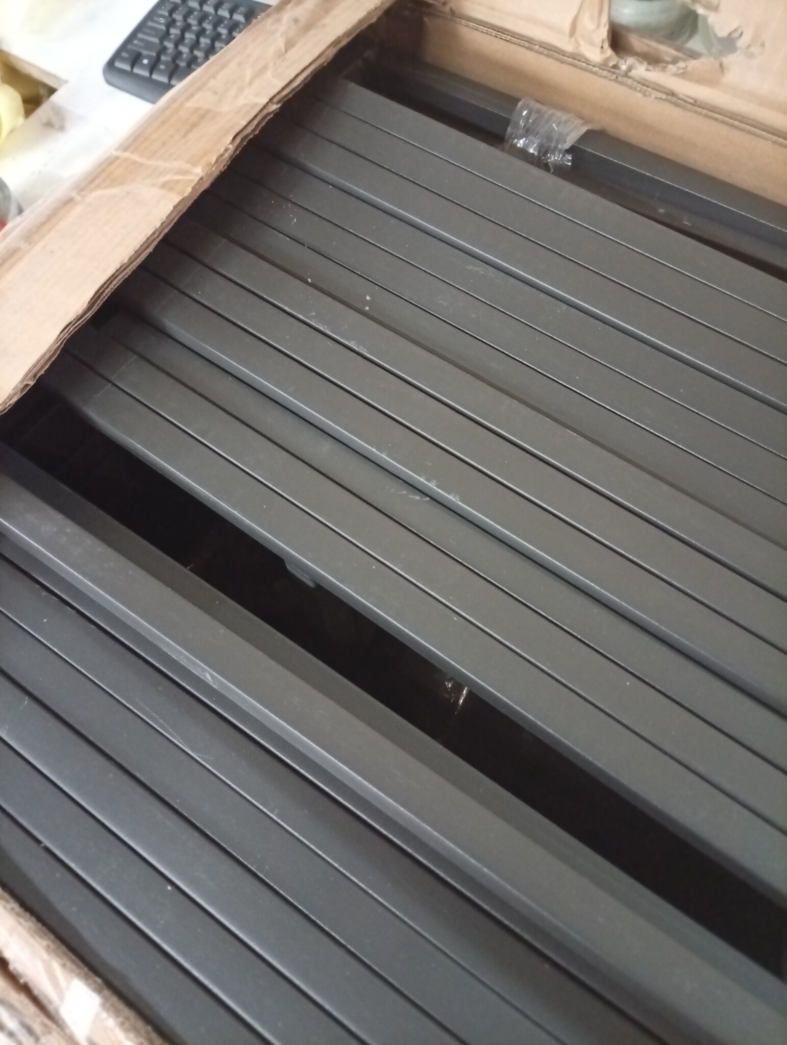 vidaXL Prieel Lamellendak 3x4m Antraciet - 60% Korting!