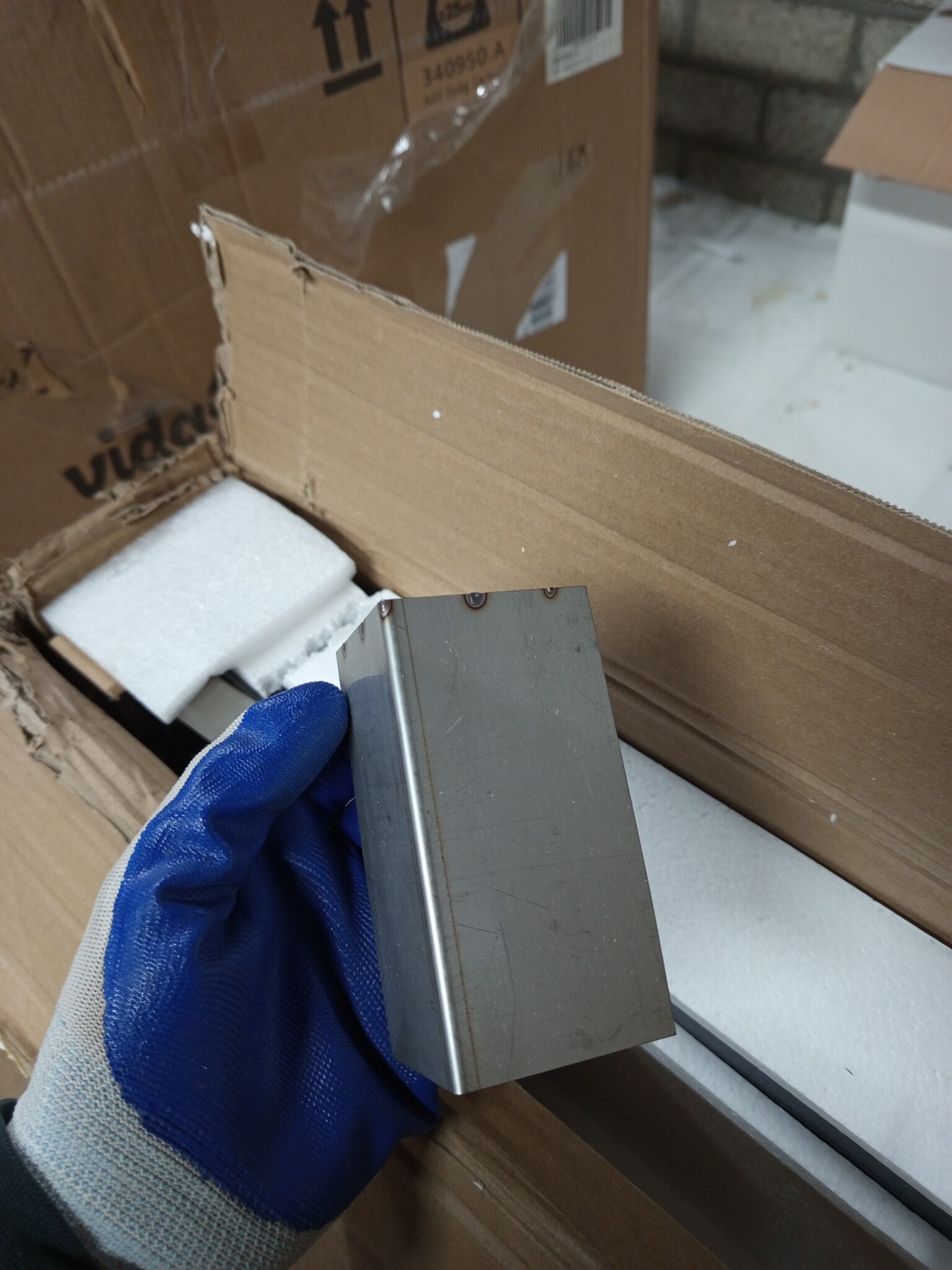 vidaXL Containerberging 3-delig (207x77.5x112.5 cm) Roestvrij Staal - 55% Korting!