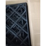 vidaXL Plantenbak met latwerk (120x40x136 cm, Zwart) - 55% Korting!