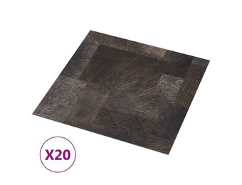 vidaXL PVC Vloerplanken (20 stuks, 1,86m²) - 30% Korting!