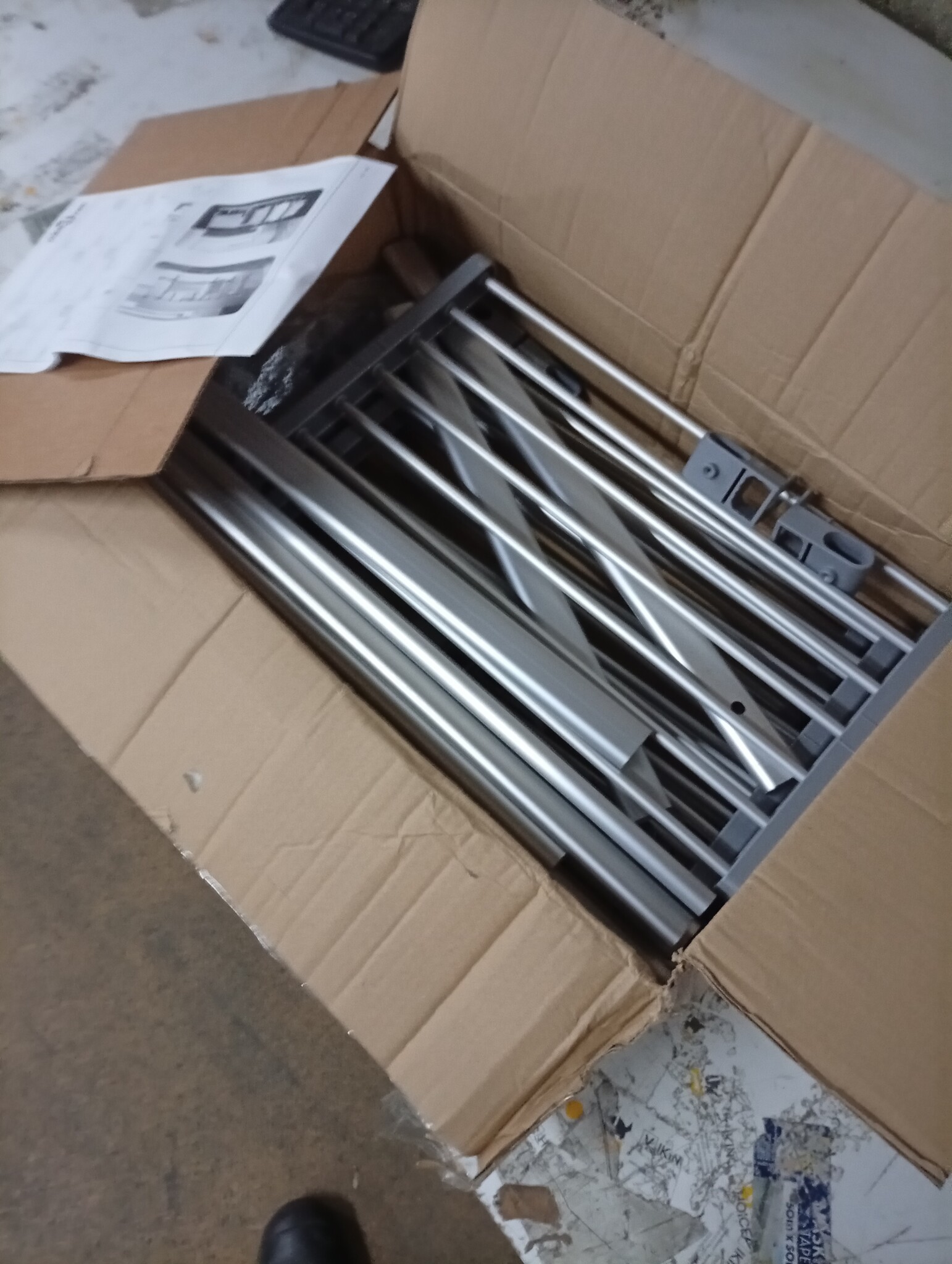 vidaXL Droogrek 5-laags Hangend Aluminium - 55% Korting