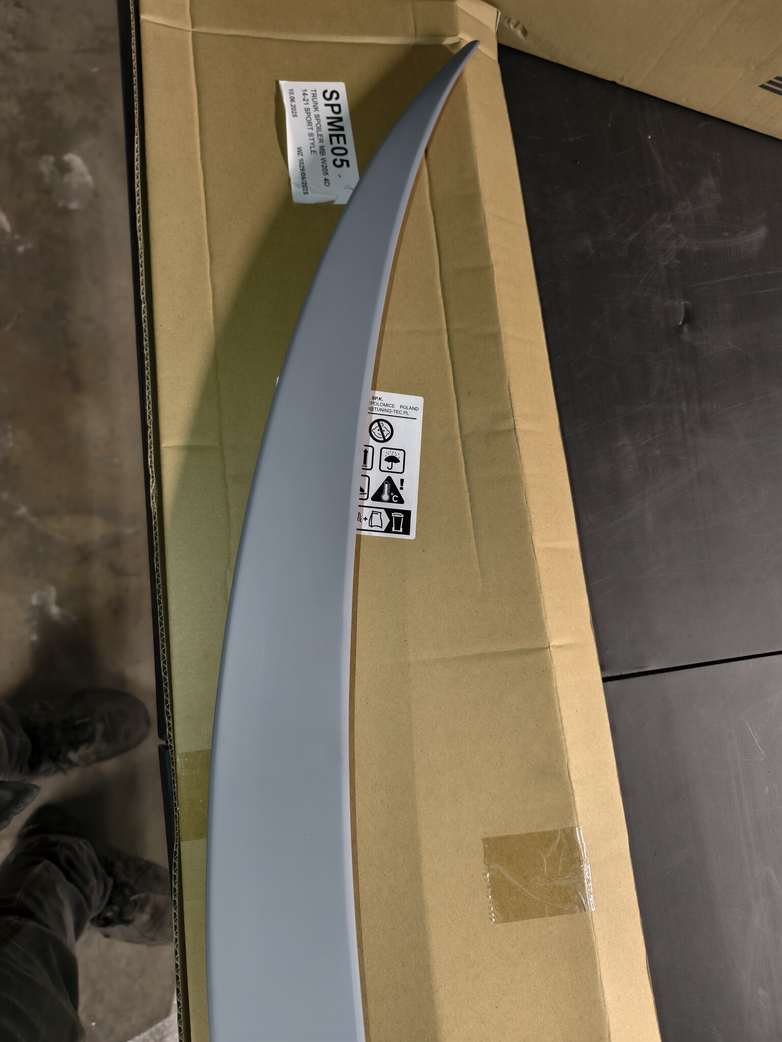 Dakspoiler Mercedes W205 4D (14-21) Sport Stijl - 68% Korting!