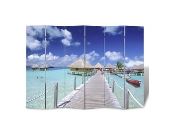 vidaXL Kamerscherm Strand - 30% Korting - Inklapbaar & Dubbelzijdig