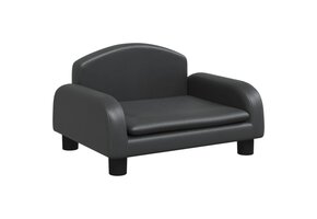 vidaXL Kinderbank Kunstleer Zwart - Nu 47% Korting!