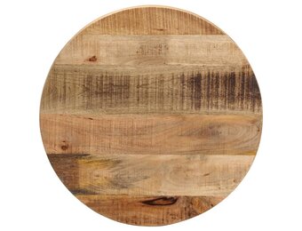 vidaXL Tafelblad Mangohout Rond Ø 50cm - 35% Korting!