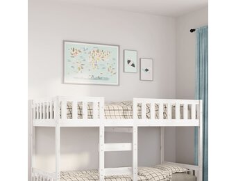 vidaXL Kinderbed Grenenhout Wit 90x190 - Nu 55% Korting!