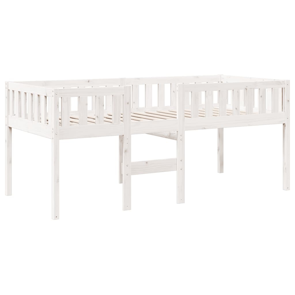 vidaXL Kinderbed Grenenhout Wit 90x190 - Nu 55% Korting!