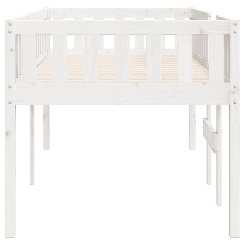 vidaXL Kinderbed Grenenhout Wit 90x190 - Nu 55% Korting!