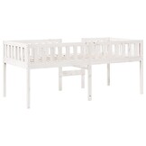 vidaXL Kinderbed Grenenhout Wit 90x190 - Nu 55% Korting!