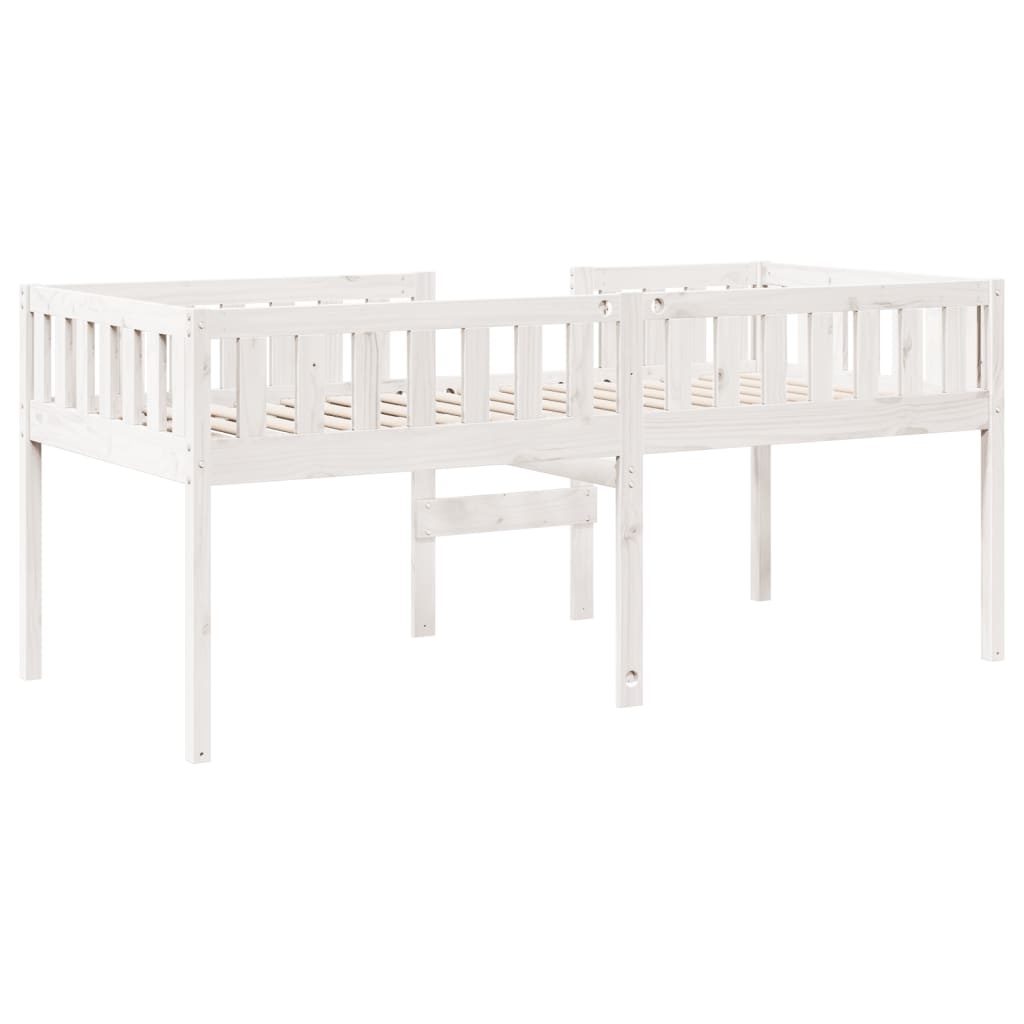 vidaXL Kinderbed Grenenhout Wit 90x190 - Nu 55% Korting!