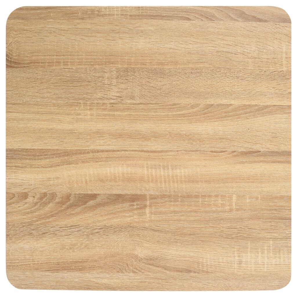 vidaXL Bistrotafel 60x60 cm MDF Lichtbruin | 35% Korting