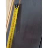 vidaXL Nachtkastje Hill 46x35x49,5 cm massief grenenhout grijs | 55% korting