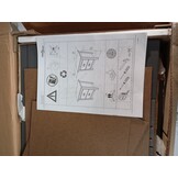 vidaXL Nachtkastje Hill 46x35x49,5 cm massief grenenhout grijs | 55% korting