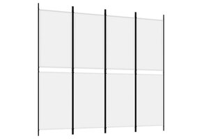 vidaXL Kamerscherm Wit (4 panelen) - 57% Korting!