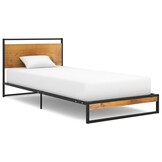 vidaXL Bedframe Metaal Zwart 100x200 cm - Nu met 35% Korting!