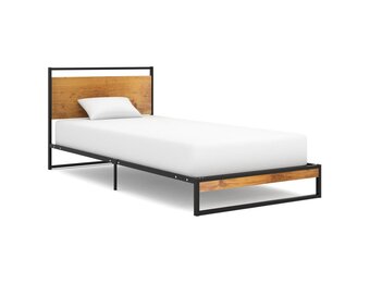 vidaXL Bedframe Metaal Zwart 100x200 cm - Nu met 35% Korting!