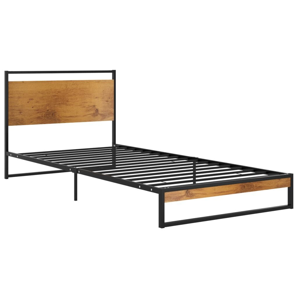 vidaXL Bedframe Metaal Zwart 100x200 cm - Nu met 35% Korting!