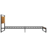 vidaXL Bedframe Metaal Zwart 100x200 cm - Nu met 35% Korting!