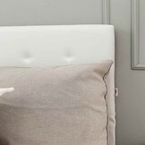 vidaXL Bedframe Hydraulisch Kunstleer Wit 180x200 cm - Nu 35% Korting!