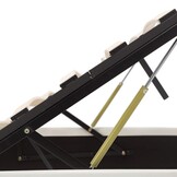 vidaXL Bedframe Hydraulisch Kunstleer Wit 180x200 cm - Nu 35% Korting!