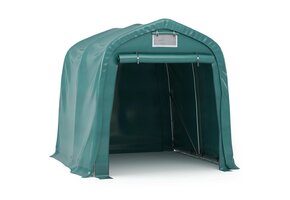 vidaXL Garagetent 2,4x2,4m PVC Groen - Nu 55% Korting!