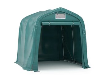 vidaXL Garagetent 2,4x2,4m PVC Groen - Nu 55% Korting!