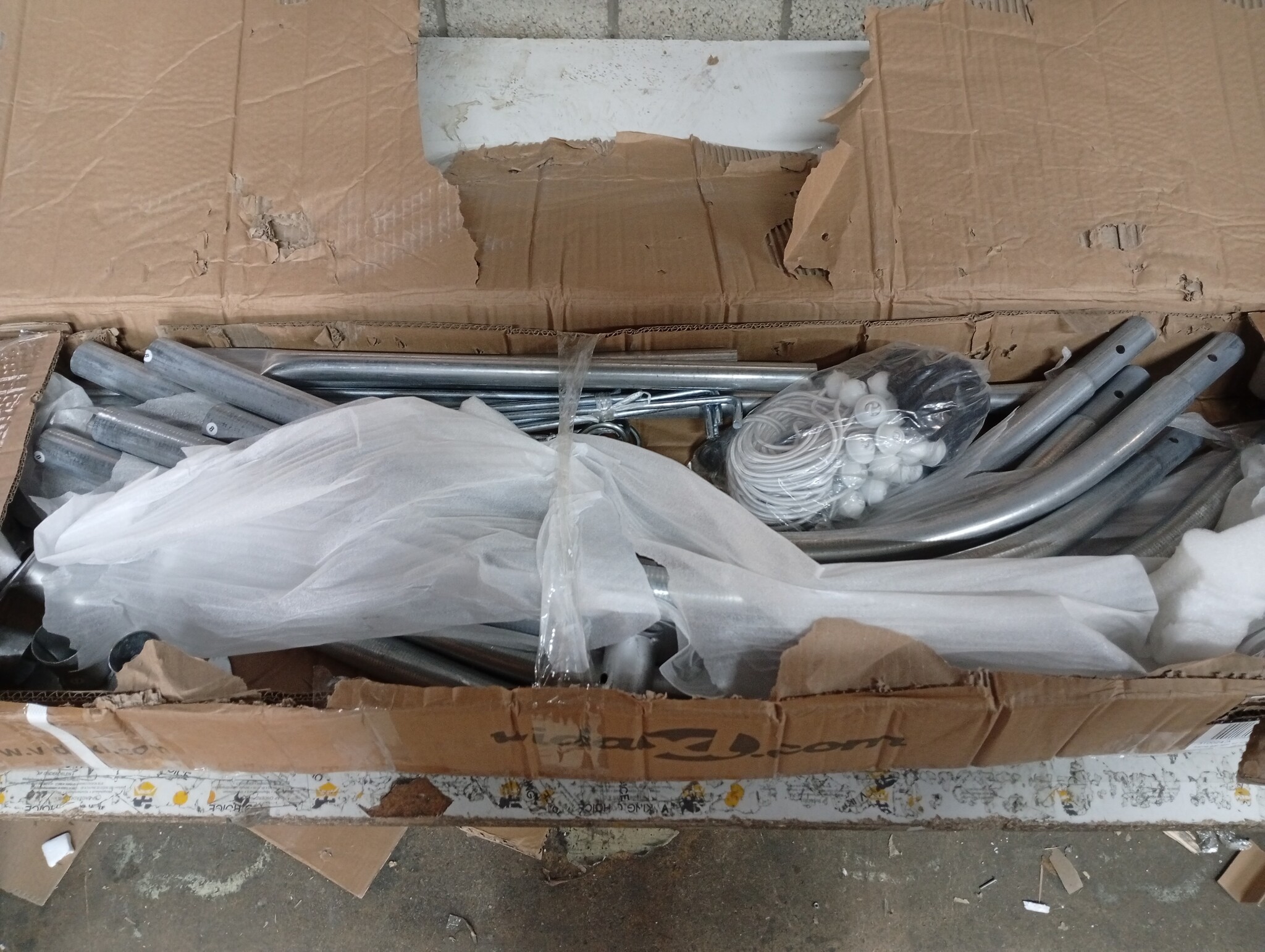 vidaXL Garagetent 2,4x2,4m PVC Groen - Nu 55% Korting!