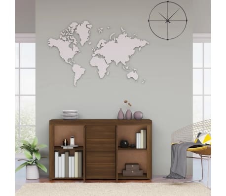 vidaXL Dressoir Bruin Eikenhout - 55% Korting!