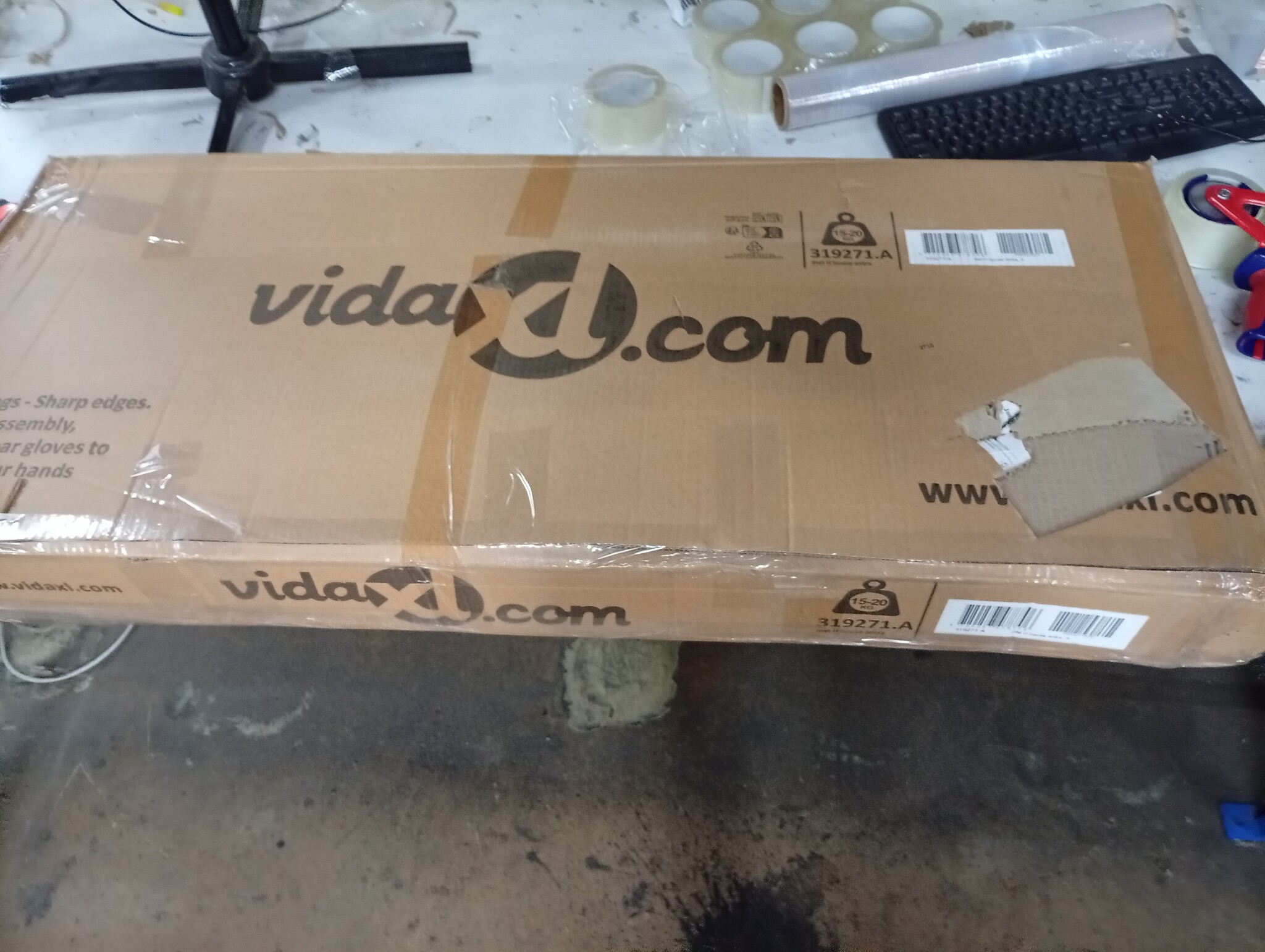 vidaXL Tuinschuur 192x191x223cm | 55% Korting | Gegalvaniseerd Staal Antraciet