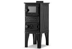 Houtkachel met Kookplaat - 9,23 kW - Gietijzer - Energielabel A