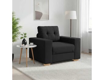 vidaXL Fauteuil (60cm, stof zwart) - Nu 35% korting!