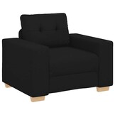 vidaXL Fauteuil (60cm, stof zwart) - Nu 35% korting!